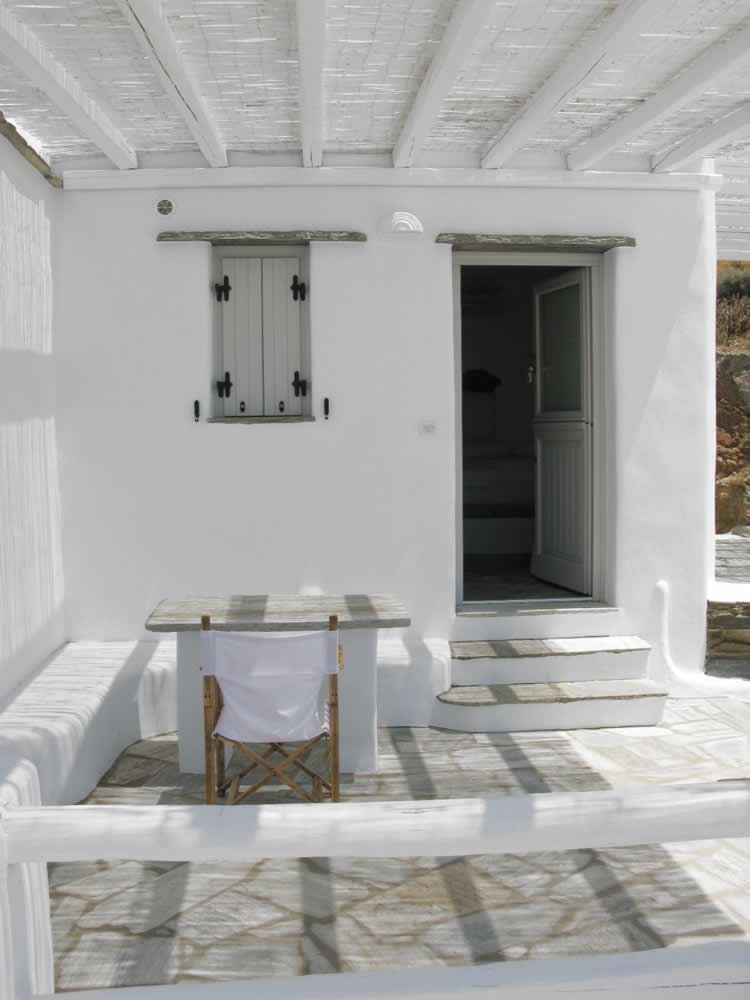 Vega, Studio apartment with double bed, bathroom, kitchen, TV, Vega Apartments in Tinos island, Cyclades